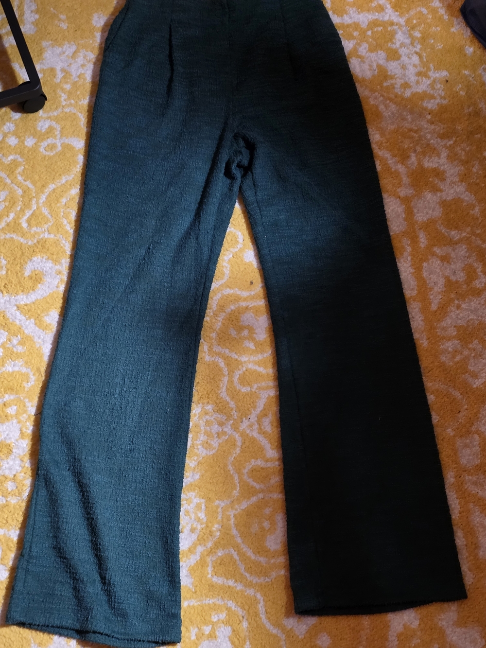 GLO jeans Dark Green Knit Flare Sweatpants for Kids